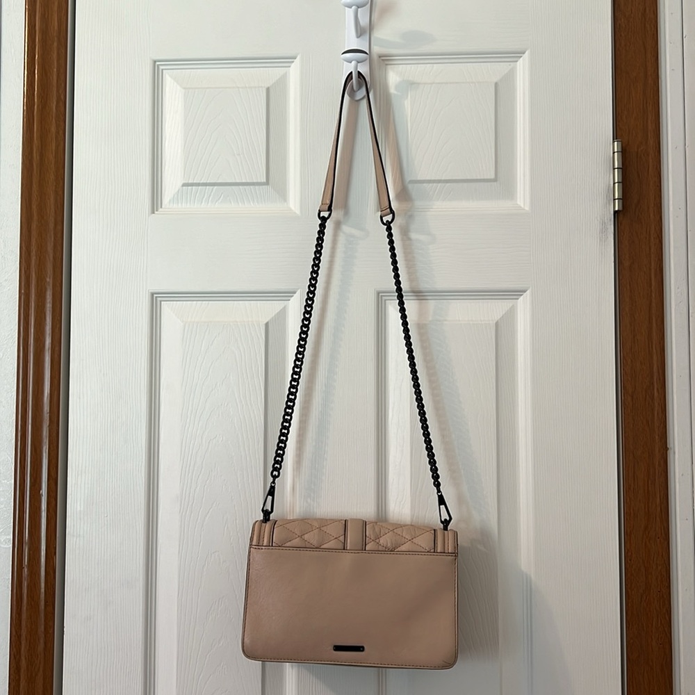 Rebecca Minkoff Chevron Quilted Small Love Crossbody with matching wallet - Picture 3 of 12